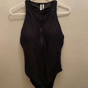 JCrew women’s one piece black bathing suit